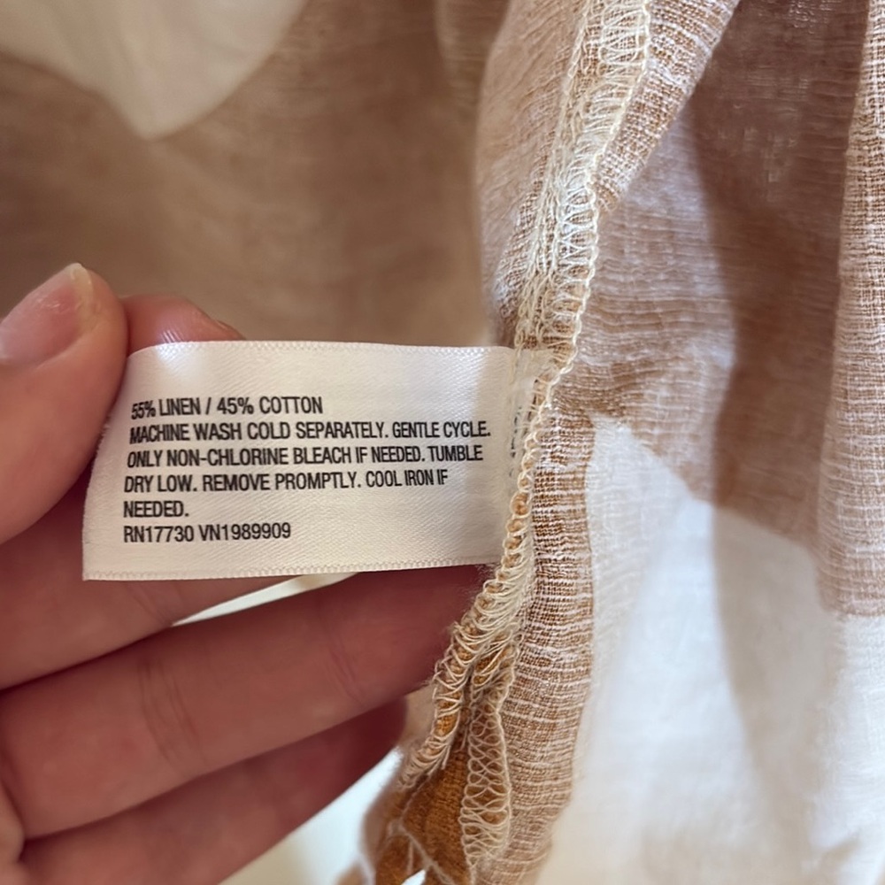 Linen Button Down - Picture 3 of 3